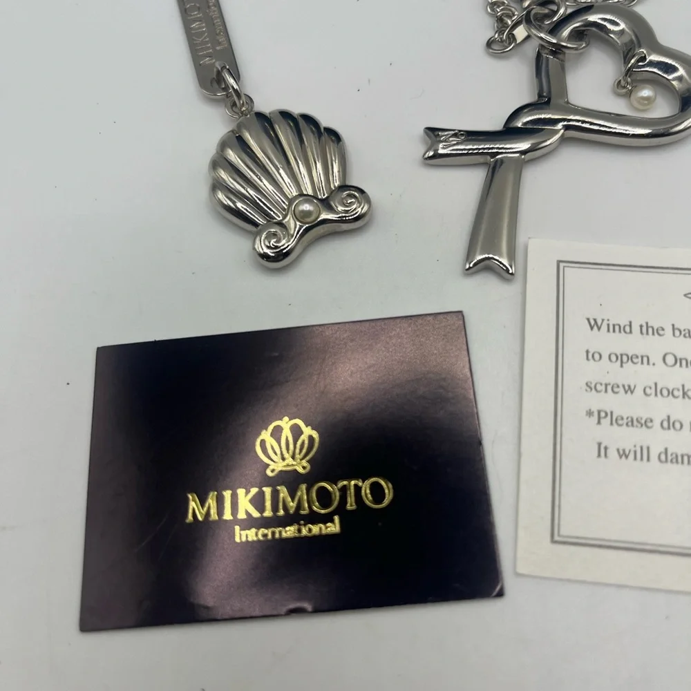 Mikimoto Silver Key and Card Holder